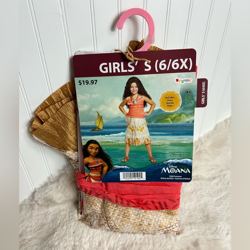 Disguise Moana Girls' Costume… Girls Small 6/6X